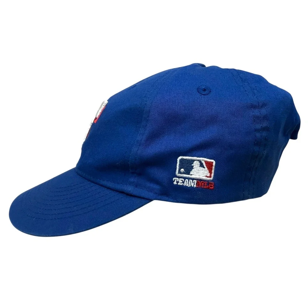 Texas Rangers MLB Baseball Cap Hat Blue Team MLB OC Sports Strapback Size Youth
